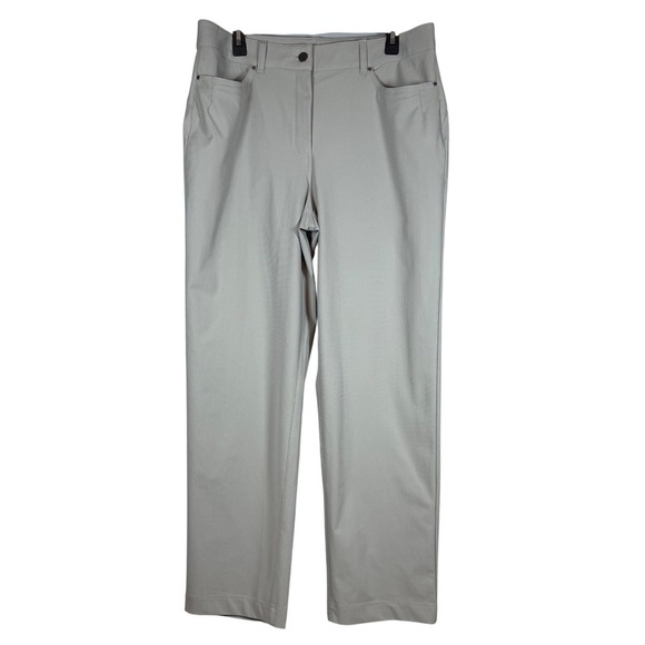 NWT LULULEMON City Sleek 5 Pocket Wide Leg Pant Full Length Silver Drop, Size 32 - Picture 4 of 13